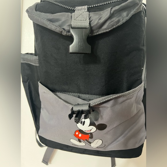 Disney Mickey Mouse Backpack | Lunchbox Insulated Cooler black Grey - Picture 4 of 9